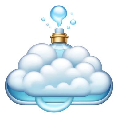 spraying perfume without hands  sticker