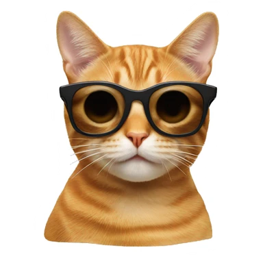 sunglasses cat cigarette  sticker