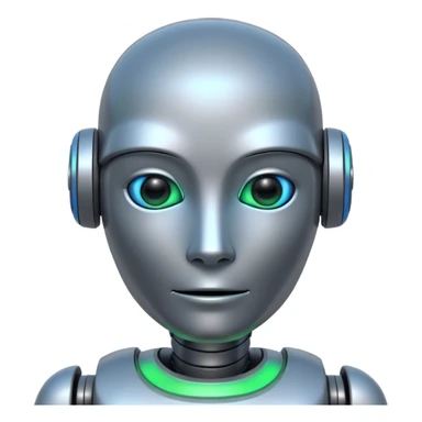 hallucinating robot sticker