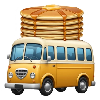 pancake bus sticker