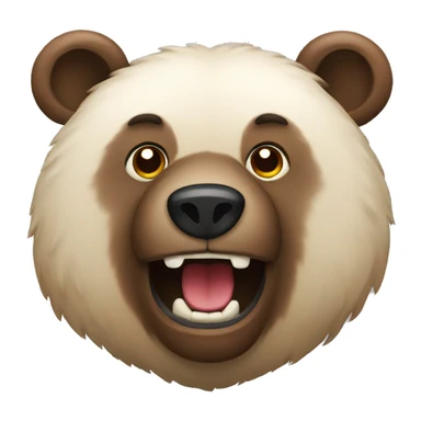 bear animal sticker