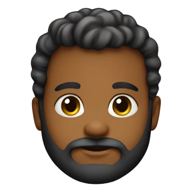 Baby face beard sticker