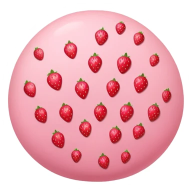 pastel strawberry items sticker