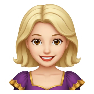 female actor in costume sticker