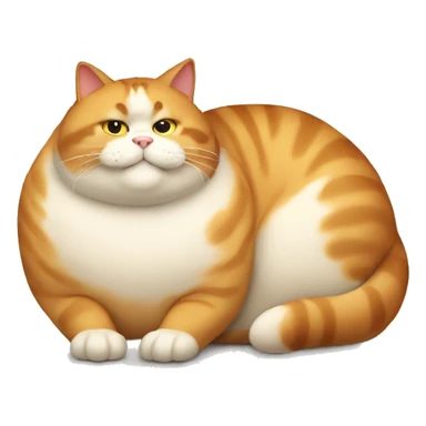 Huge fat cat sticker