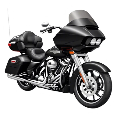 Harley Davidson black road glide  sticker