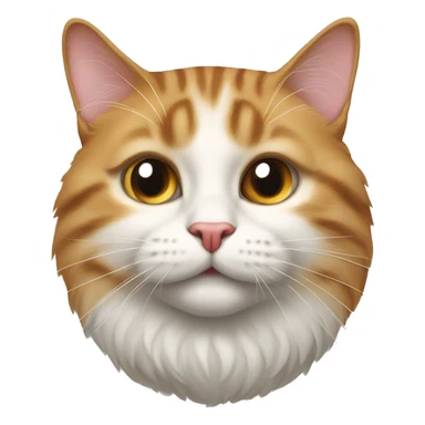 Männliche übergewichtige britisch kurzhaar katze sticker