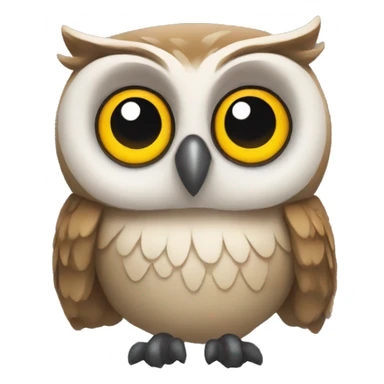 An owl  sticker