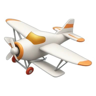 Cat flying aeroplane sticker