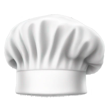 a white chef's hat sticker