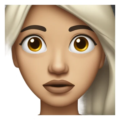 Woman fake crying sticker