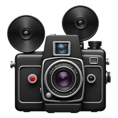 create a film camera emoji  sticker