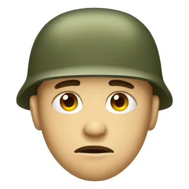 sad soldier unhappy cry sticker