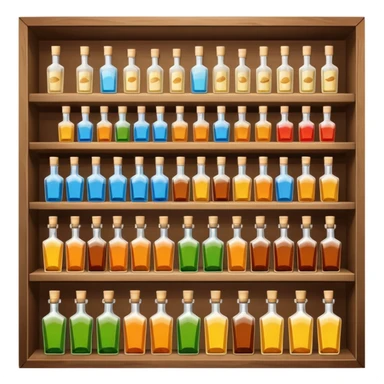 liquor store shelf sticker