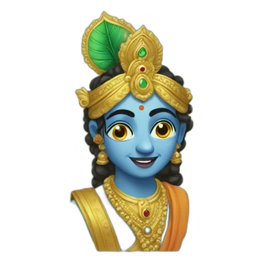 Sri Krishna sticker