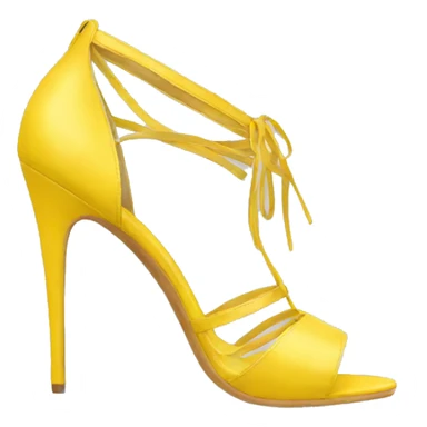 Yellow heels sticker
