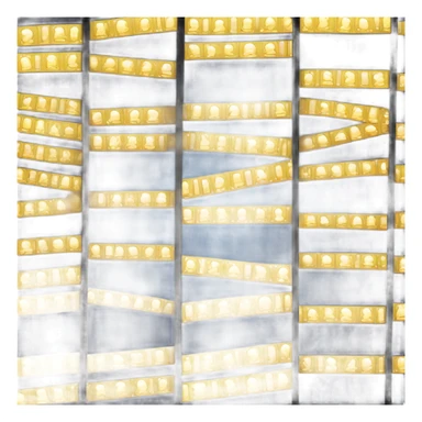 film strip with sparkles sticker
