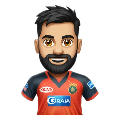 Virat kohli punjab jersey  sticker