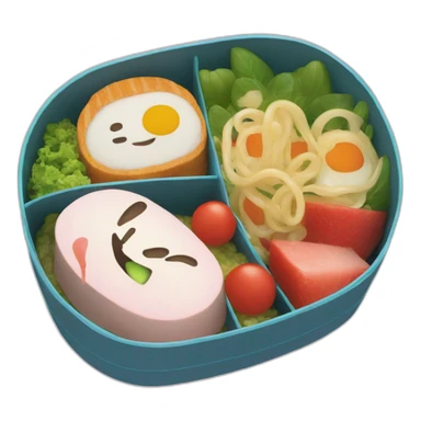 bento box on the theme of chihiro sticker