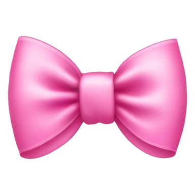 A cute pink bow sticker