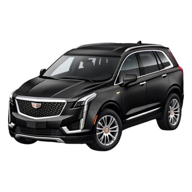 ALL BLACK MATTE CADILLAC XT6  sticker