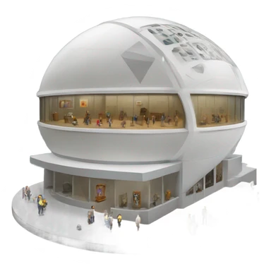 Museum of the future  sticker