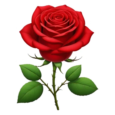 A beautiful red rose planted  sticker