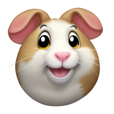Goofy hamster potato gooner sticker