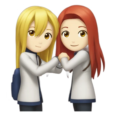 Minato and kushina sticker