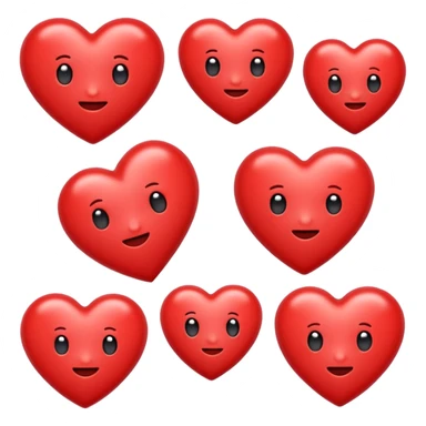 cute heart emoji  sticker
