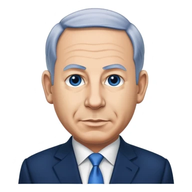 benjamin netanyahu full heightс sticker
