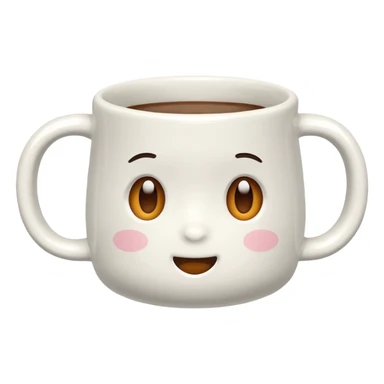cute mug simple sticker