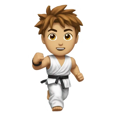 ryu the runner sticker