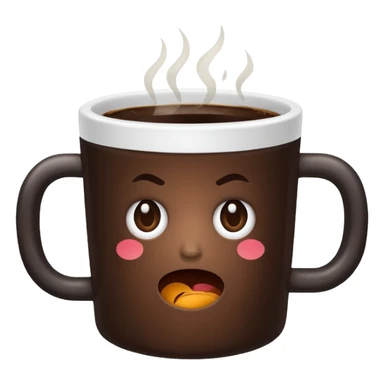 Bad coffee / sad coffee sticker