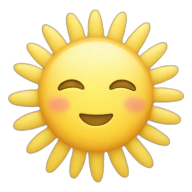 pastel yellow sun sticker