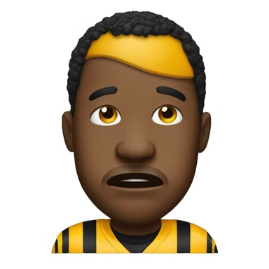 Crying Steelers fan sticker