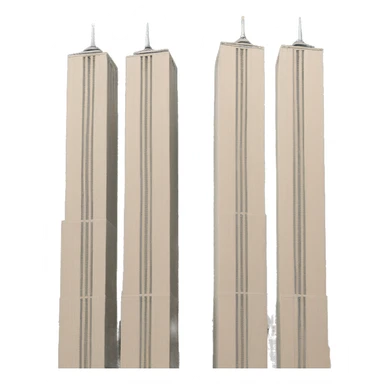 The twin towers resurrecting sticker