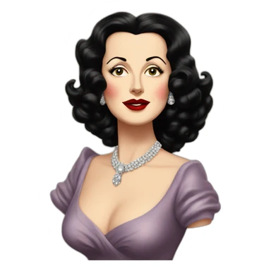 Hedy Lamarr sticker