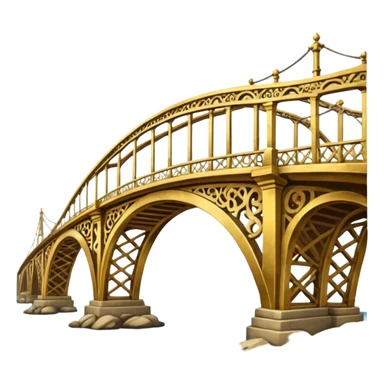 golden bridge sticker