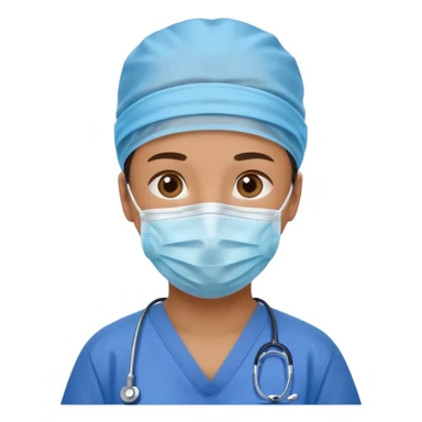 hospital worker sticker