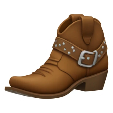 Cowboy shoes sticker