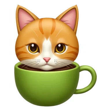 Dans eden kahverengi tüylü ve gözlü bir kedi sticker