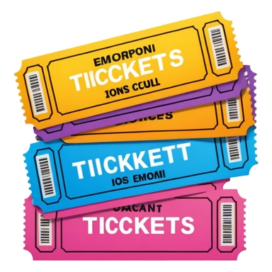 tickets sticker