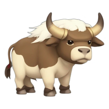 appa flying bison with arrow on forehead from avatar the last airbender sticker