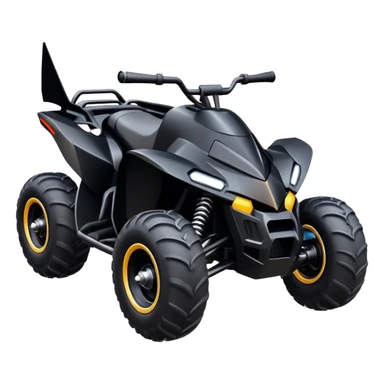 batmobile atv quad sport sticker