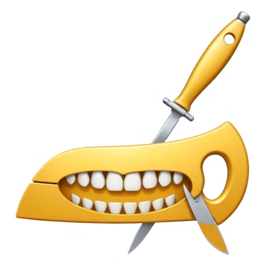 Saw with sharp blade sticker