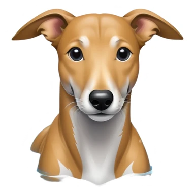 Greyhound swimming  sticker