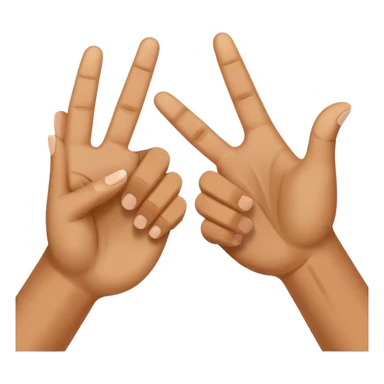 high fiving another's hand
 sticker