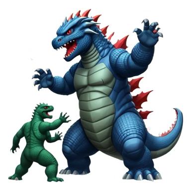 godzilla vs rk illa sticker