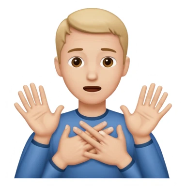 two hands gesturing a choking motion with no person included  sticker